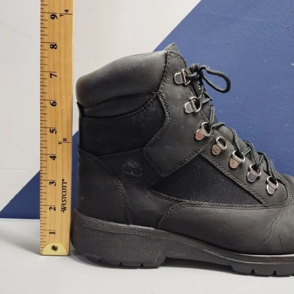 Timberland Field Hiking Boots Mens US Size 10‎ Black Waterproof Workwear Lace Up